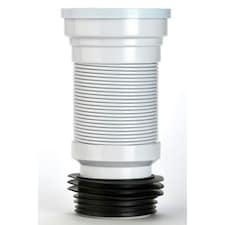 Make Toilet Pan Connector - White/Black - 200mm - 350mm