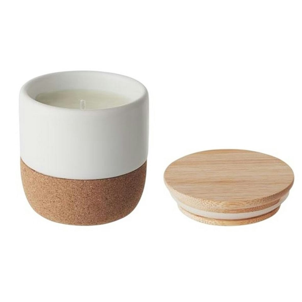 image 1 of MidOcean Menkaure Plant-Based Scented Candle - White/Beige - One Size | White | One Size
