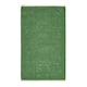 image 2 of Homescapes Dark Olive 100% Cotton Plain Chenille Rug with Natural Trim - 45 x 70 cm Green | 45 x 70 cm