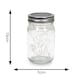 image 6 of ValueLights 2 Pack of Solar Powered Jars with Fairy Lights | Clear