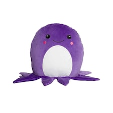 Mumbles Squidgy Octopus Plush Toy - Purple - One Size (UTPC5518)