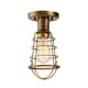 image 1 of Quoizel Mixon Semi Flush Ceiling Light Weathered Brass