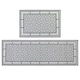 image 1 of JVL Avanti Machine Washable Entrance Doormat and Runner Set - Grey