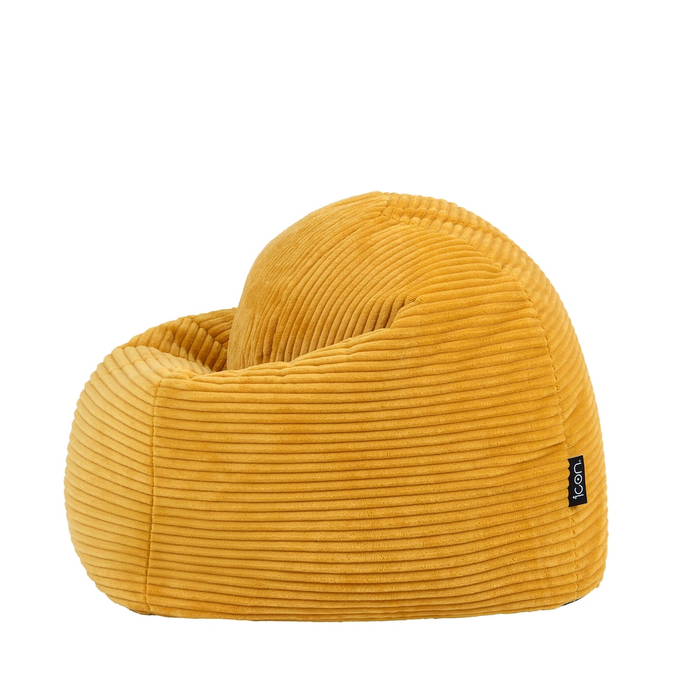 image 1 of Kids High Rest Beanbag Corduroy Yellow | Yellow | Ochre | 1