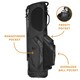 image 6 of Ryder Golf Bag - Matte Black