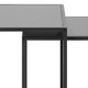 image 7 of Seaford Nest of Tables in Ash Black