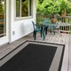 image 9 of The Rugs Outdoor Indoor Bordered Garden Patio Rug Weather Resistant | 200