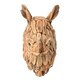 image 5 of Naturecraft Resin Driftwood Collection Rhino Head Wall Art Brown