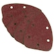image 2 of Hook And Loop Detail Sanding Pads Discs 140mm Triangular 120 Grit Fine 25pc