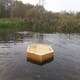 image 2 of Small Hexagonal Duck Float - L80 x W80 cm Brown | One Size