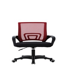 MOF Adjustable Office Chair Ergonomic Mesh Swivel Computer Comfy Desk/Executive Work Chair with Arms and Height Adjustable Style103 Red