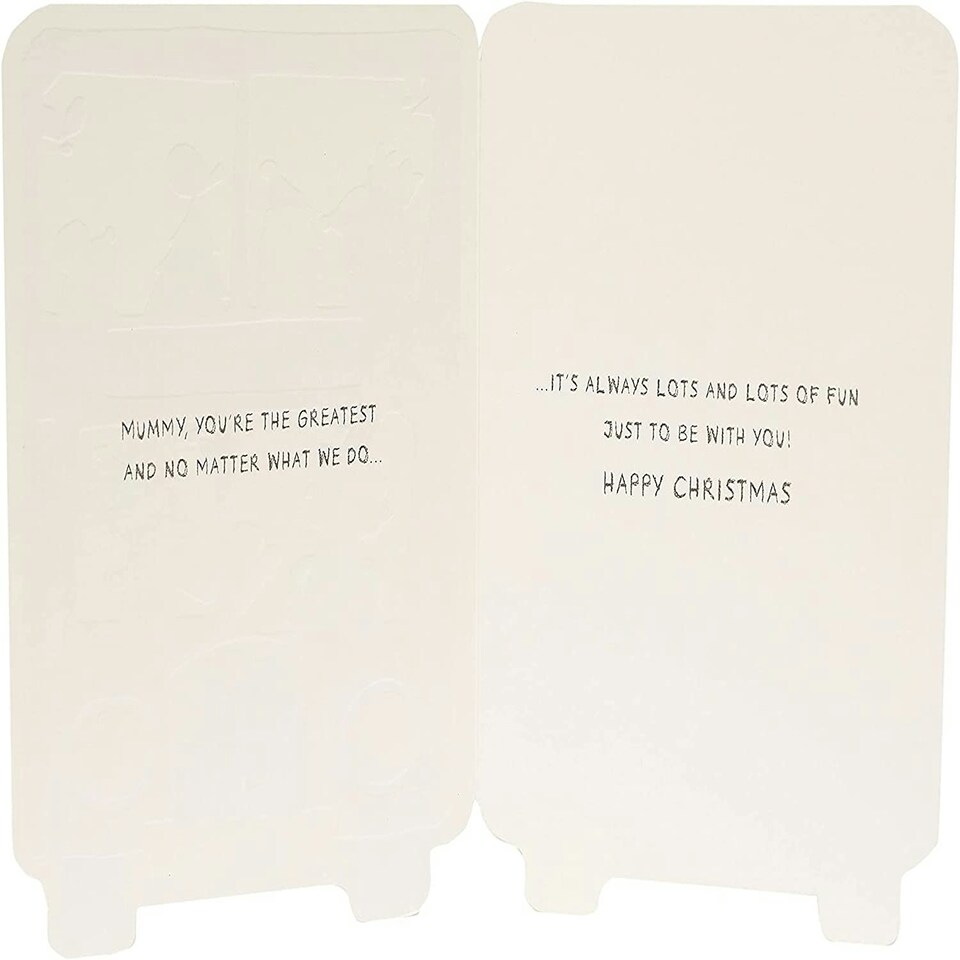 image 1 of Double Decker Bus Design Mummy Christmas Card