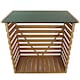 image 7 of Wooden Log Store Wood Firewood Outdoor Garden Storage Logs Shed