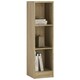 image 1 of 4 You Medium Narrow Bookcase in Sonama Oak