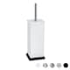 image 1 of Harbour Housewares Square Toilet Brush - White White