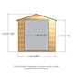 image 3 of Lumley Shiplap Summerhouse Garden Sun Room Approx 7 x 5 Feet Brown