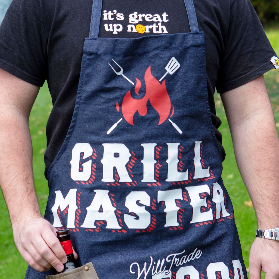 image 1 of Grill Master BBQ Cooking Apron For Men - Father's Day Gift | Multi