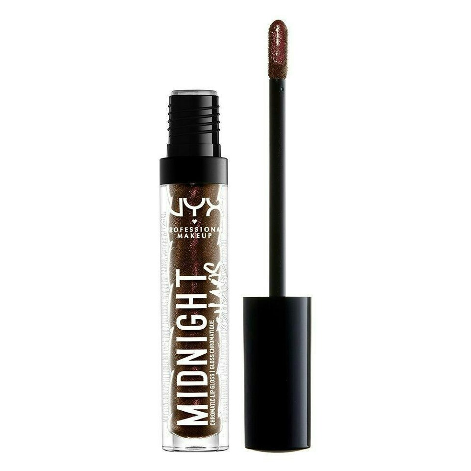 image 1 of NYX Midnight Chaos Chromatic Lip Gloss 11 Dark Dimension N/A