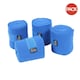 image 2 of Shires Fleece Horse Bandages (Pack of 4) - Royal Blue - 11cm x 3m