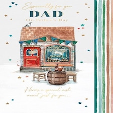 Words 'n' Wishes Father's Day Card for Dad, Sentimental Card for Father's Day, 23.5 x 16.5 cm,
