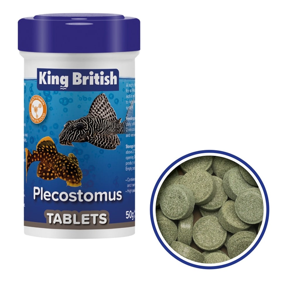 image 1 of King British Plecostomus Tablets - 50g x 6