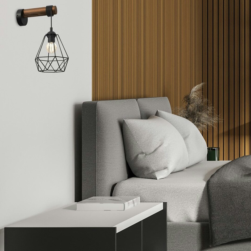 image 1 of Milagro Wall Lamp Acero 1XE27