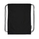 image 2 of Bullet Oriole Recycled Drawstring Backpack - Solid Black - One Size