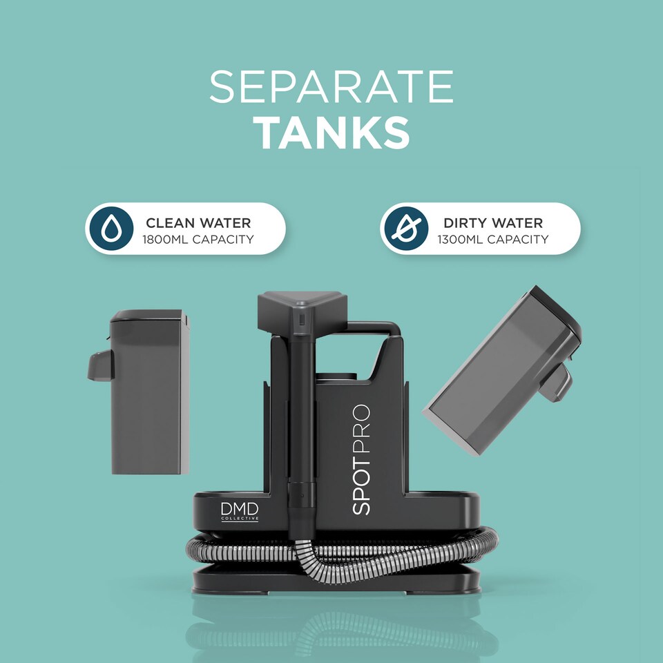 image 1 of DMD SpotPro Carpet Cleaner Spot Vac, 1.8L Upholstery Cleaner, Removes Spills, Stains and Dirt