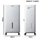 image 5 of Daewoo 16L Dehumidifier with Laundry & Quiet Modes, Air Purifier, 2L Tank