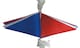 image 7 of 10M Red White and Blue Bunting Garland 20 Flags Union Jack Banner Party Decorations | Multi