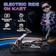 image 3 of HOMCOM 12V Electric Go Kart w/ Forward Reversing 2 Speeds for 3-8 Yrs White