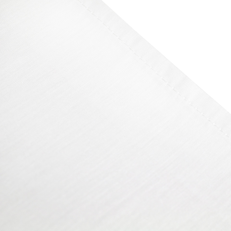 image 1 of Serene Plain Dye Fitted Bed Sheet White
