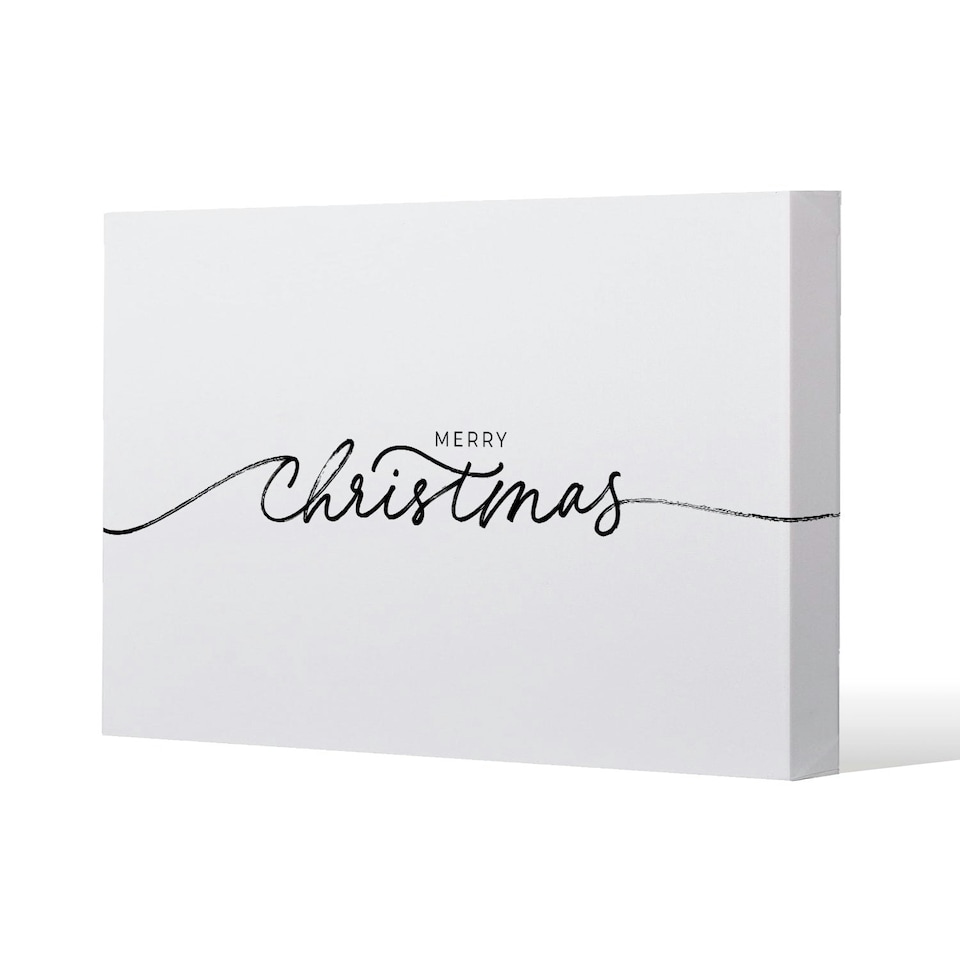 Merry christmas hand drawn lettering (canvas) 46 x 31 x 4cm