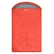 image 3 of Mountain Warehouse Summit 250 Square Sleeping Bag Insulated Two Way Zip Camp Bed Right Handed Zip - Regular length (200cm) Orange | Burnt Orange