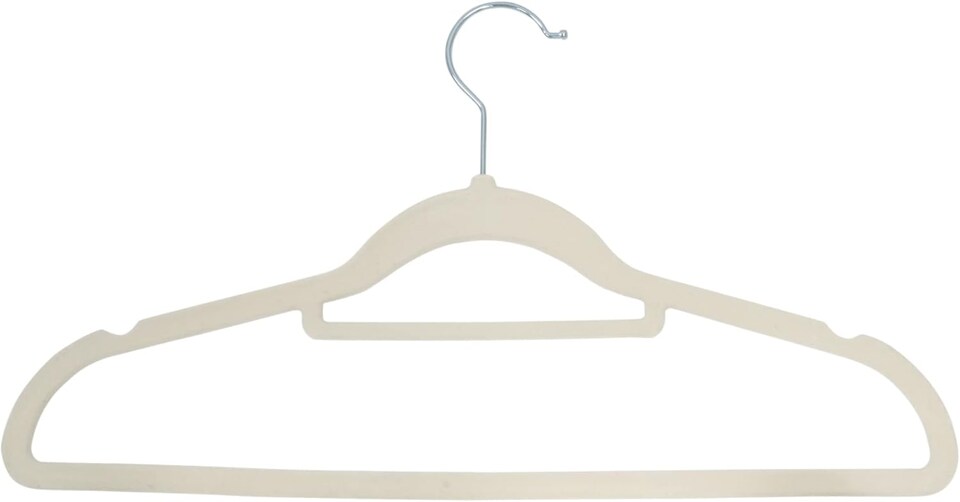 image 1 of Sasha Morel 20-Pack Pink Velvet Coat Hangers, Non-Slip Space-Saving Clothes Hangers