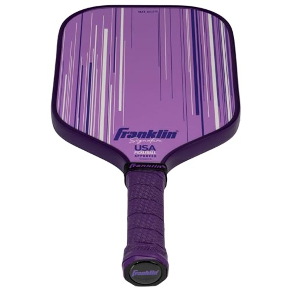 image 1 of Franklin Sports Pro Pickleball Paddle - Signature Series With Maxgrit Surface - Usapa Approved - 13mm Polypropylene Core - Lilac
