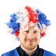image 1 of Pack of 12 Union Jack Curly Wig Red | One Size