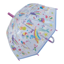 Floss & Rock Kids Umbrella Colour Changing - Clear Fantasy | Multi