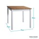 image 8 of Annika Bistro Table in White and Natural Pine Grey