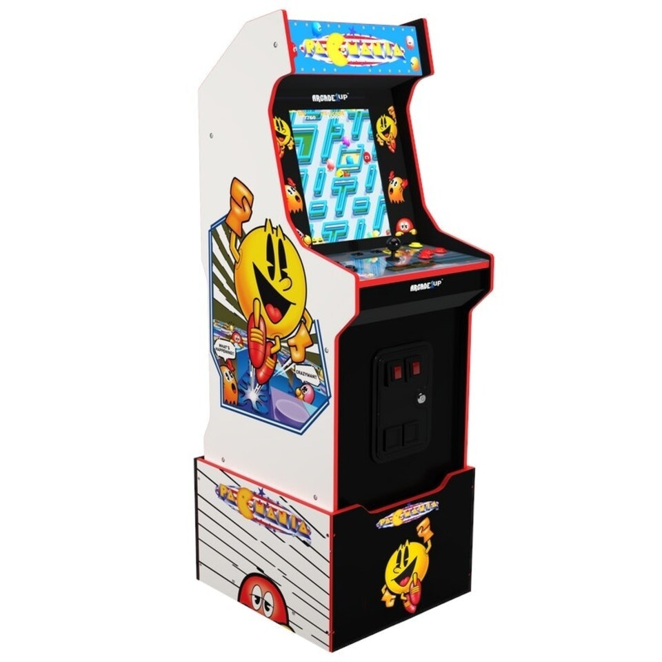 image 1 of Arcade1Up Pac-Mania Legacy 14-in-1 Wifi Enabled Arcade Machine White