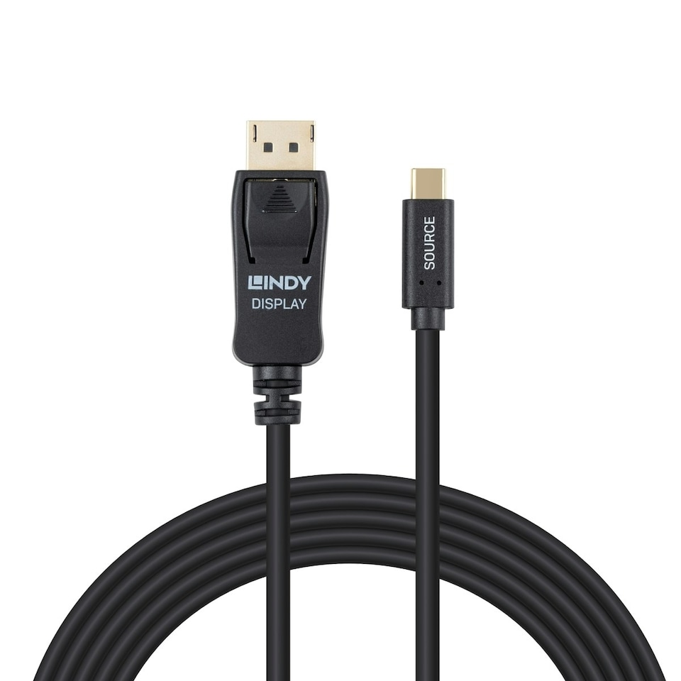 image 1 of 2m USB Type C to DisplayPort 4K60 Adapter Cable with HDR