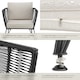 image 5 of Garden Chair Sundo - thick seat cushions, removable cushion covers | Grey | anthracite | 67 x 75,50 x 71 cm | 4