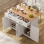 White and Natural Wood