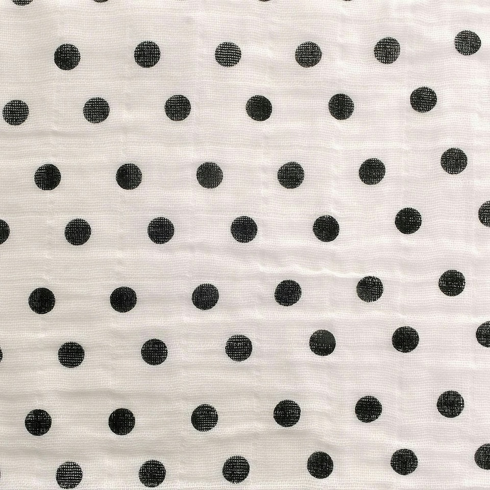 image 1 of Ziggle Muslin Square 3 Pack - Sensory Black & White
