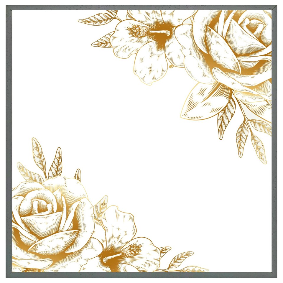 image 1 of Gold rose (Picture Frame) Brown | M
