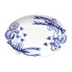 image 1 of Verano Spanish Ceramics Coastal Sea Shell Oval Serving Dish - 40x30cm Multi