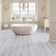 image 3 of Living and Home Wood Effect PVC Flooring Planks 36 Pcs - White Grey | Grey