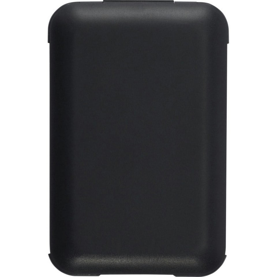 image 1 of Savvy Recycled Plastic Modular Charging Cable with Phone Holder - Solid Black - One Size