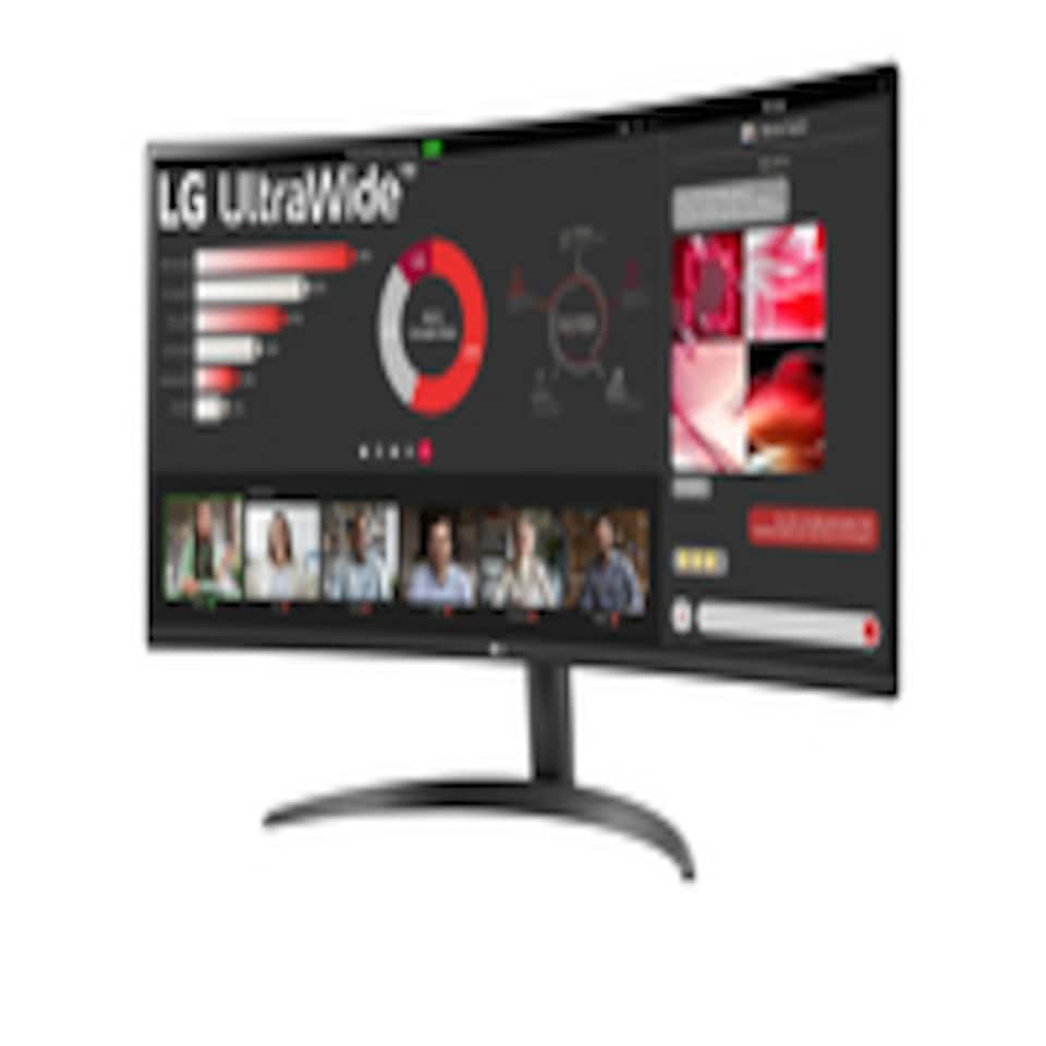 image 1 of LG Electronics Curved UltraWide Monitor 34WR50QK, 34 inch, 1440p, 100Hz, 5ms Response Time, VA Panel, Smart Energy Saving, Displayport, HDMI | Black | Black | 86.4 cm (34")