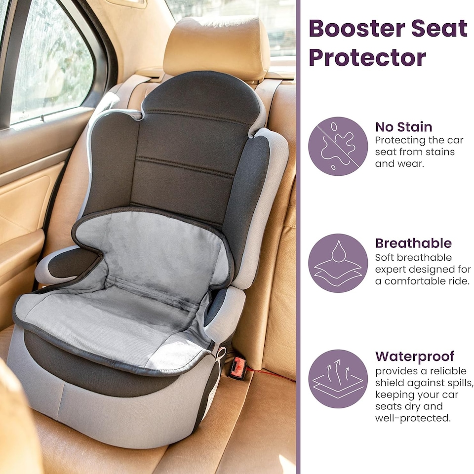 image 1 of Lynmark® Potty Training Car Seat Protector Cover No Buckle Hole | Grey | 1